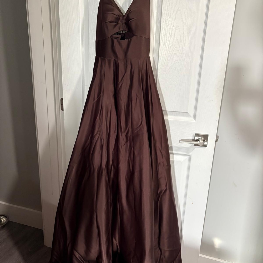 Blondie Nites Brown Prom Dress